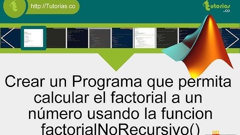 funciones – matLab (funcion factorial no recursiva)