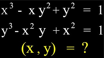 Can you solve this ? | Math Olympiad | (x,y)=?