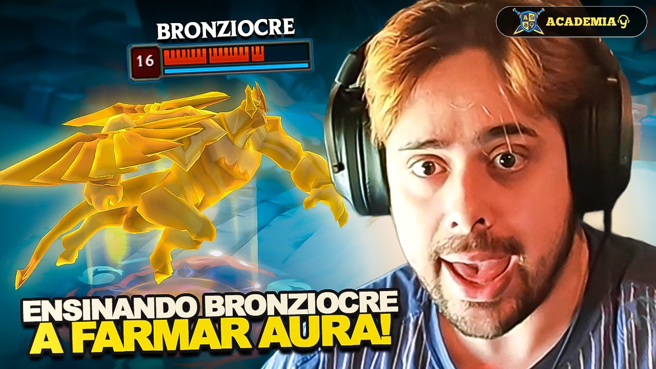 ENSINANDO O BRONZIOCRE A FARMAR AURA DE GALIO! | ACADEMIA Y (EP.04)