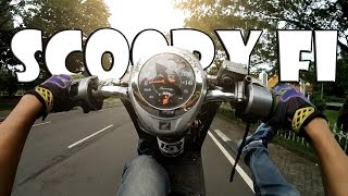 Scoppy FI Stunt Bike | Testride Wheelie & Stoppie | Motovlog Indonesia