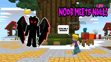 Noob met Null in bedwars Blockman Go Mini-movie