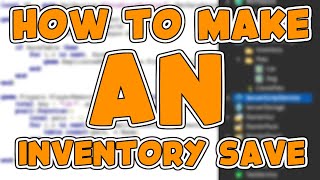 How To Make An Inventory Save Roblox Youtube - roblox inventory save script