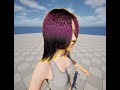 Metahuman hair simulation