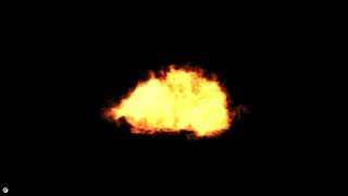 Fast Fire Explosion 4K Fire Black Screen Screen