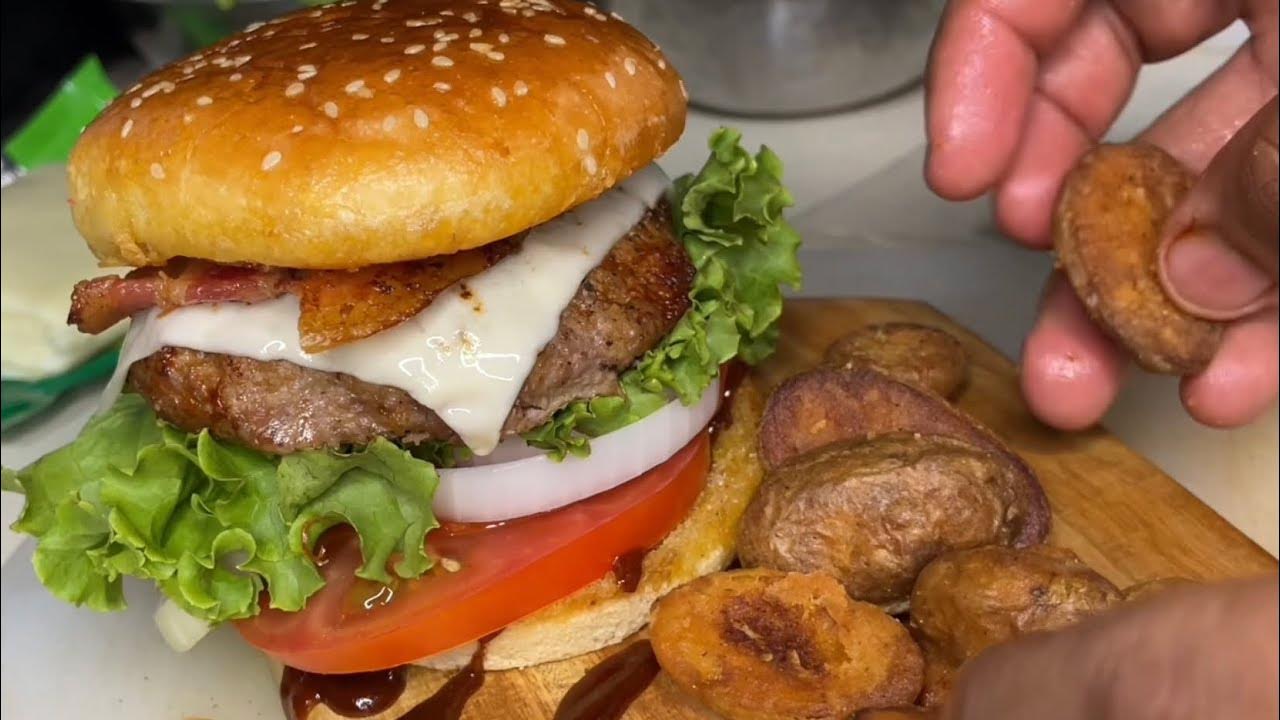 Como hacer una Hamburguesa de Rib Eye - YouTube