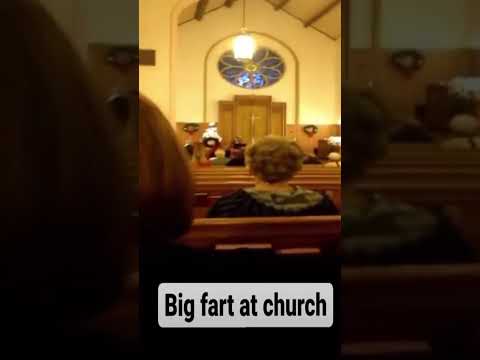 Big fart at church