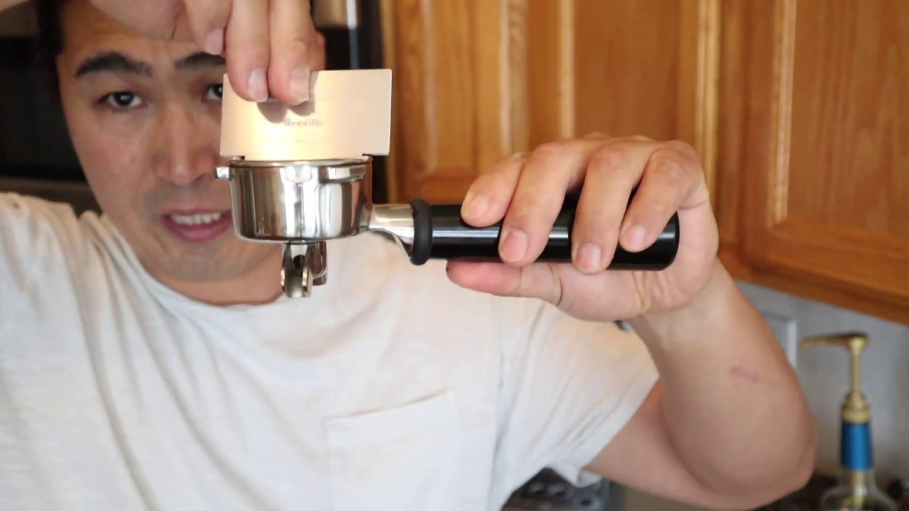 First Time Using A Breville Barista Express Bes870 Youtube
