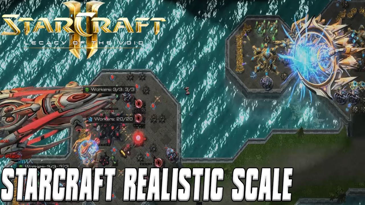 Sc2 real scale mod 2018