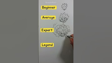 Draw Luffy Gear 5 different levels #luffy #onepiece