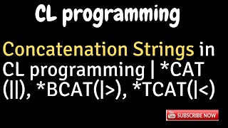 IBM i, AS400 Tutorial, iSeries, System i -Concatenation string in CL | *TCAT, *BCAT, *TCAT operators screenshot 5