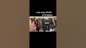 Lược sừng chuôi cuốn vân nưa xuất Nhật - COH160