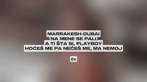 Sanja Vučić x Tea Tairović - Marrakesh-Dubai (Lyrics Video) | EP - Makadam