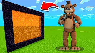 How To Make A Portal To The FREDDY FAZBEAR Dimension In Minecraft