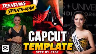 How to Use the Trending Spider-Man CapCut Template 🔥 | CapCut Trending Template 2026