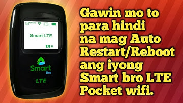 HOW TO FIX AUTO RESTART/REBOOT ISSUE OF SMART BRO LTE POCKET WIFI | DOWNGRADE SOFTWARE VERSION
