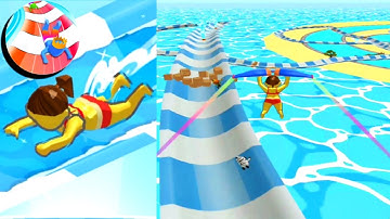 Aquapark.io - Gameplay walkthrough All Levels (Levels 7-8)