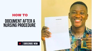 How to Properly Document After Any Nursing Procedure (Step-by-Step Guide) #nurses 