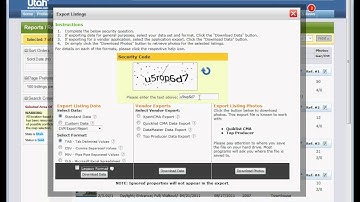 Comp Importer - Step 1: Exporting comparable sales from the WFRMLS.avi