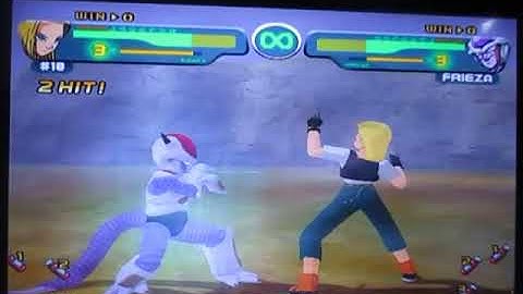 Dragon Ball Z Budokai(Gamecube)-Android 18 vs Frieza