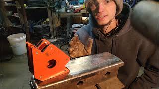 Making A Railroad Track Anvil! (works better than I thought)