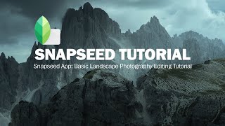 Snapseed App: Basic Landscape Photography Editing Tutorial screenshot 2