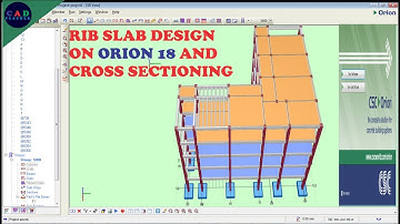 ORION TUTORIAL RIB SLAB DESIGN AND  CROSS SECTIONING( Structural Engineering Design)