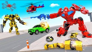 car robot prado flying tiger game Android 👇 download now#offlinegame#robot screenshot 1