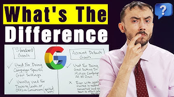 📊 Standaarddoelen versus standaarddoelen voor accounts in Google Ads: wat is het verschil en hoe ...