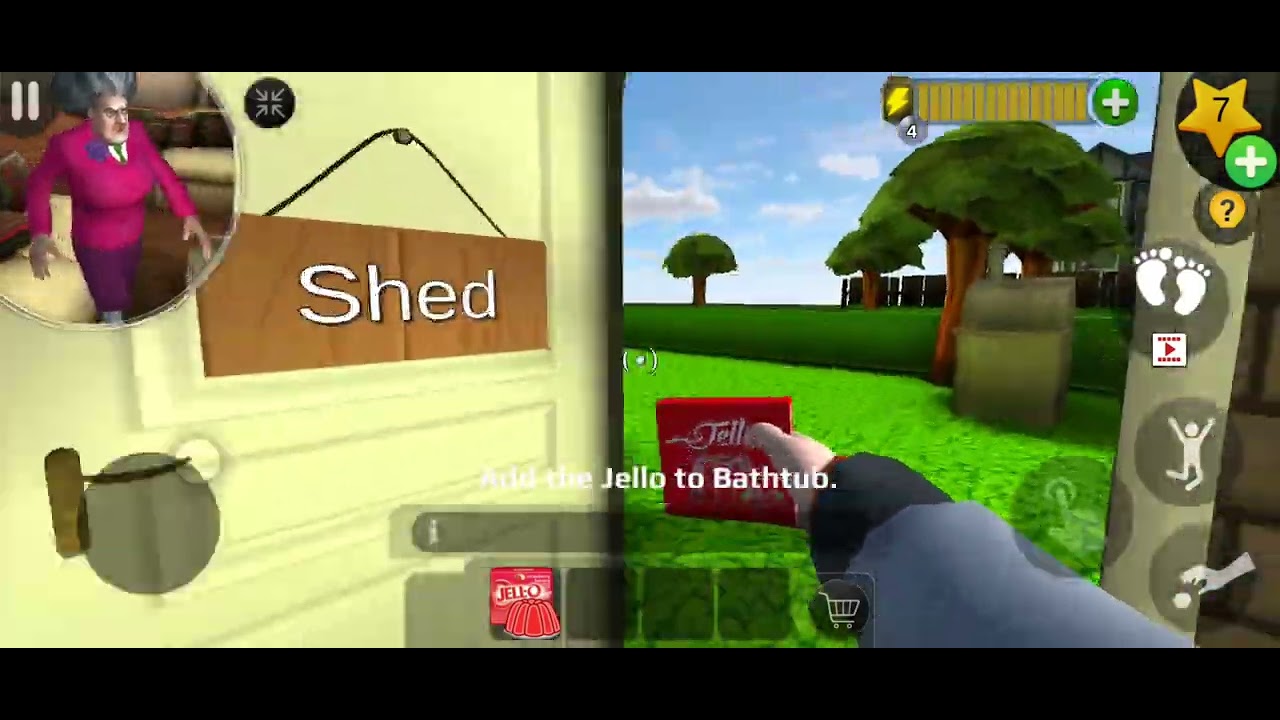 I played the scary teacher 3D it was not so much 😨 scary