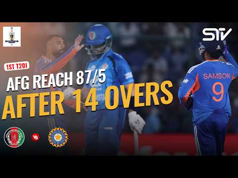 Omarzai-Nabi Partnership Keeps AFG Going 🔥| AFG vs India | Match 01 | T20I Series 2026 | ACB | M9N1K