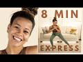 DO THIS LOW IMPACT WORKOUT WHEN YOU&#39;RE SHORT ON TIME | 8 MIN MOOD BOOST