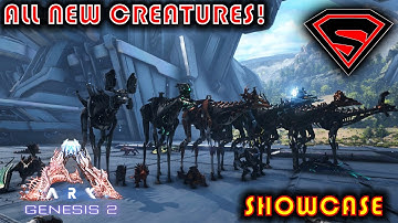 ARK GENESIS PART 2 ALL NEW CREATURES [EVERY NEW CREATURE AND ABILITIES]