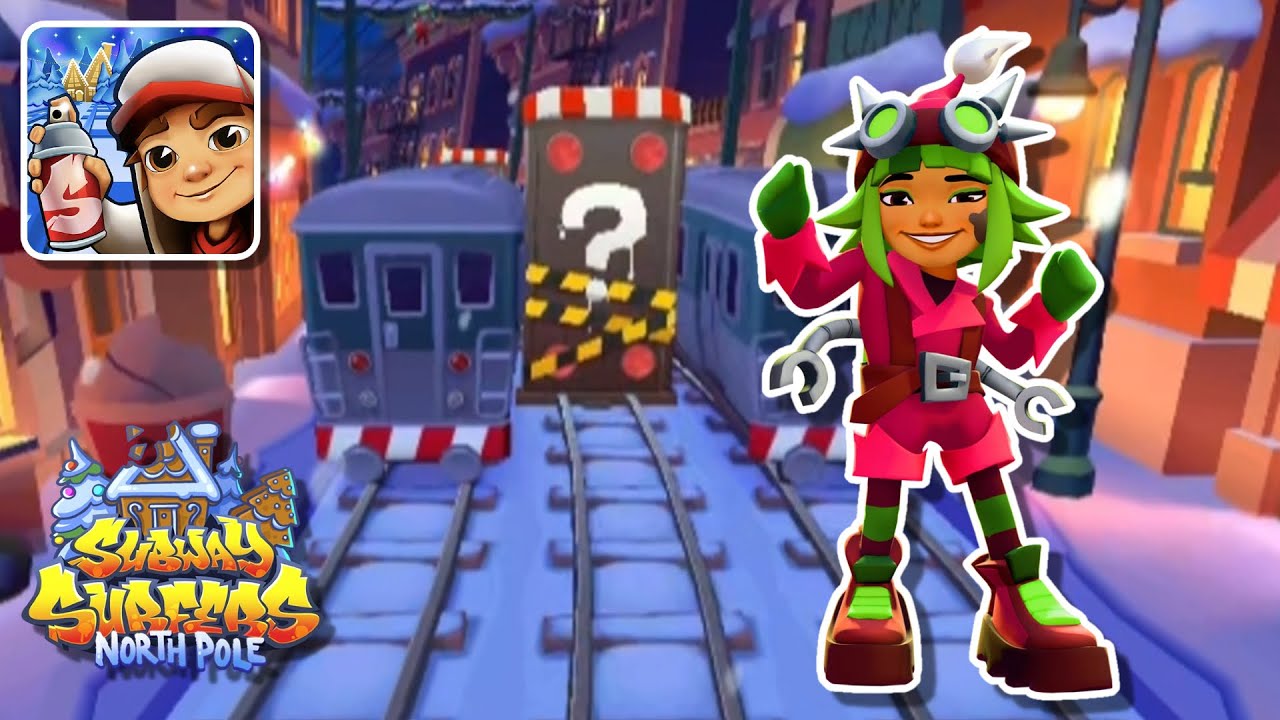 Subway Surfers North Pole 2025 Festive Yutani Gift Grifter Outfit Unlocked on Season Hunt | Hurdles