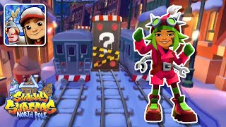 Subway Surfers North Pole 2025 Festive Yutani Gift Grifter Outfit Unlocked On Season Hunt Hurdles