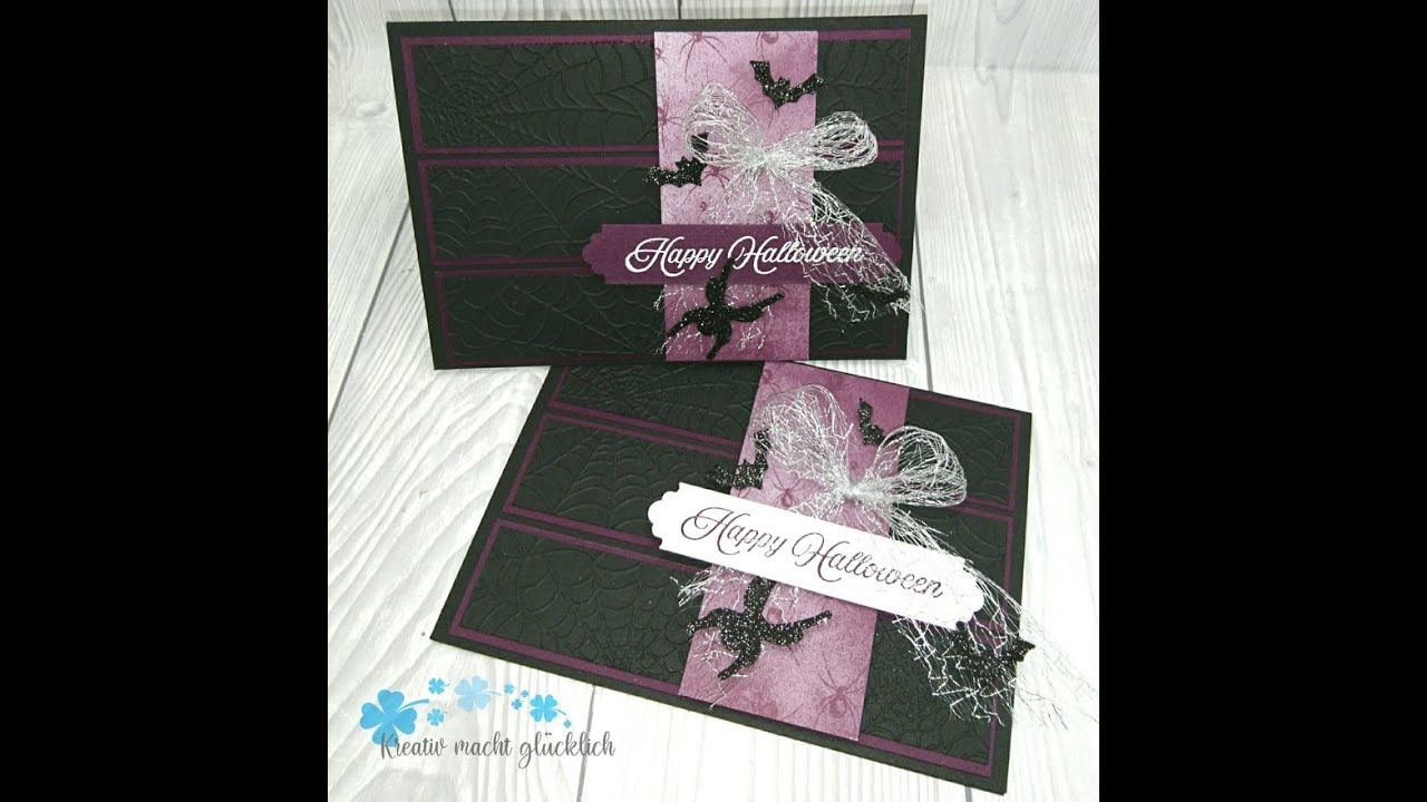 Stampin` Up!/ Halloweenkarte Magische Nacht/ Hallows Night Magic