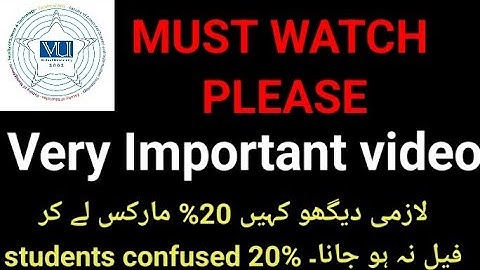 Bad News |Very important video on midterm 2025 passing marks | 20% no fail, yes na Lana marks