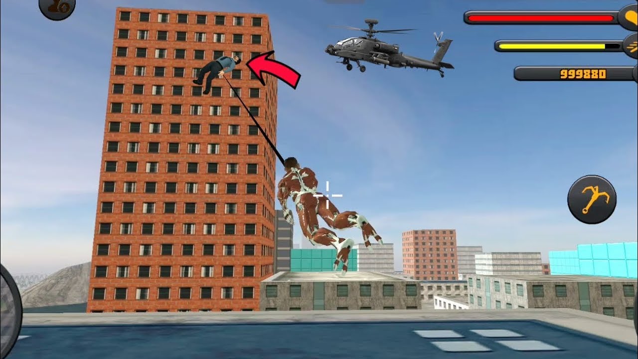 Rope Hero 3 - (Rope Hero Vice Town) - Rope Hero 3 Game Video - 