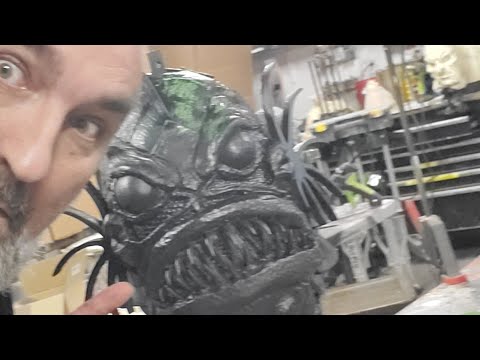 Painting A Fish Man!