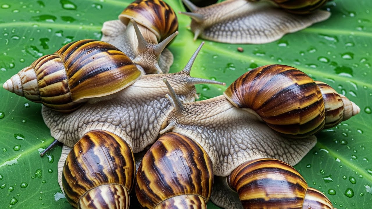 Nveiling the Microscopic World of a Snail Colony 