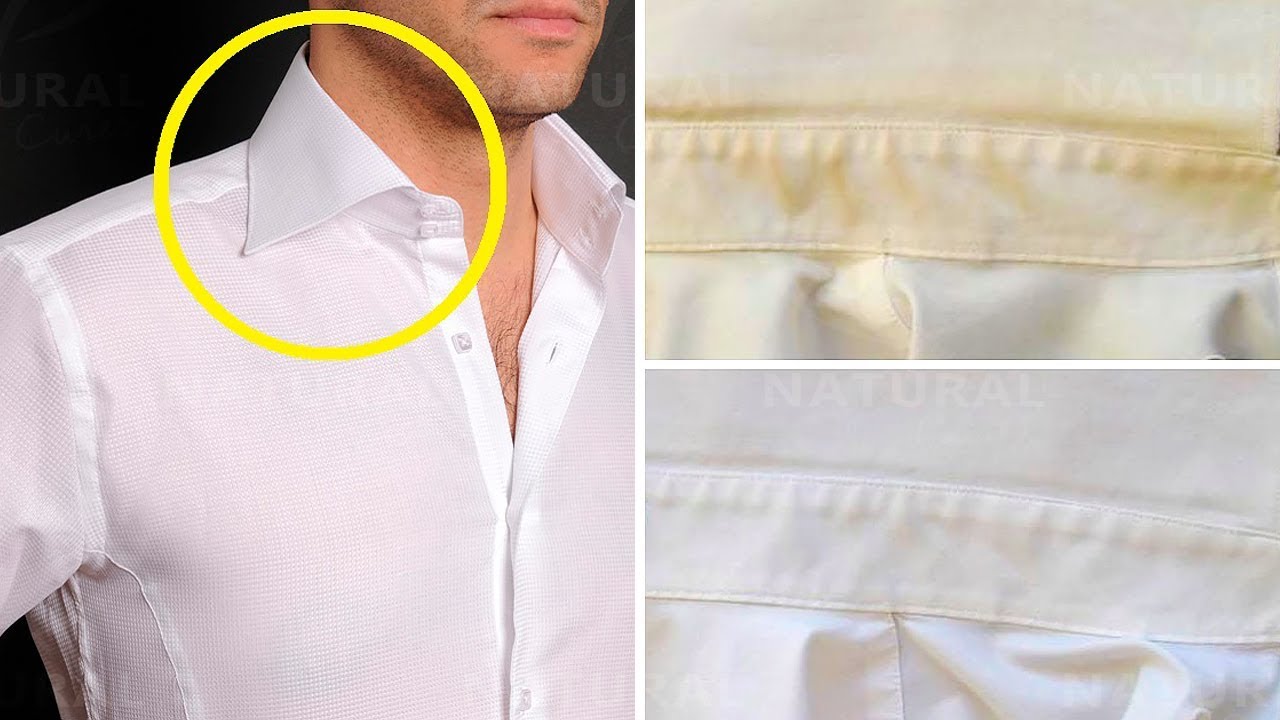 how to get rid of sweat stains on dress shirts