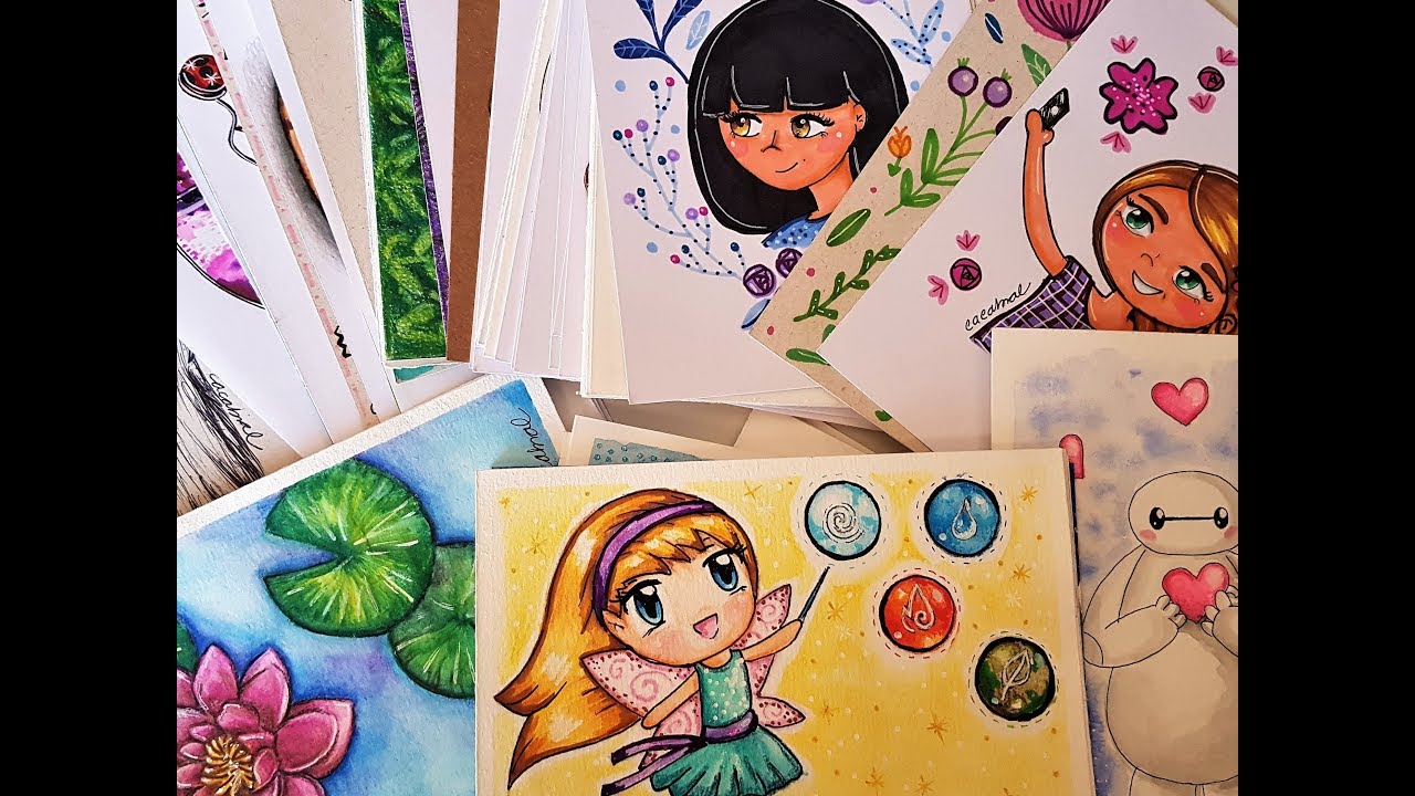 Tour pelos meus desenhos!!