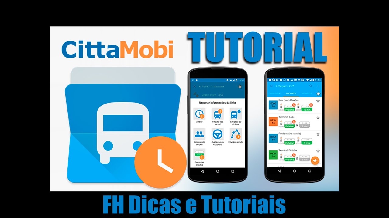 Como saber a hora que o ônibus vai passar no ponto (Use o fone) - YouTube