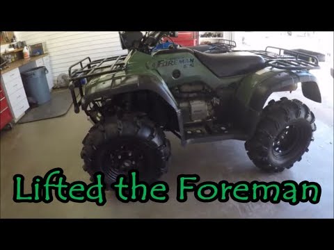 honda-foreman-450-lift-kit-installed