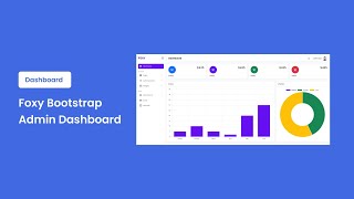 Foxy Bootstrap Admin Dashboard - Dashboard Page