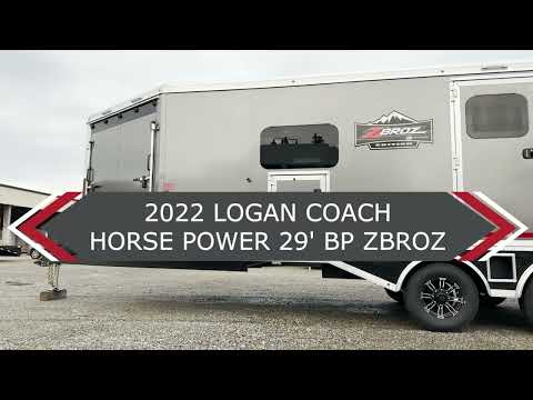 Logan Coach Horse Power ZBROZ 29' BP Snowmobile Trailer
