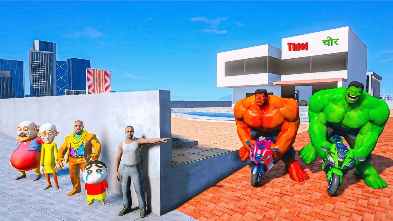 Franklin's bike gets stolen in Indian Bike Driving 3D