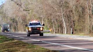 GILCHRIST COUNTY FIRE RESCUE ASSISTANT CHIEF 402 RESPONDING CODE 3!!!