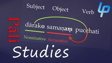 Nominative & Accusative Noun Cases, an Intro | Learn Pali Language