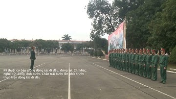 Động tác giậm chân chuyển thành đi đều online video cutter com