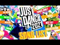 Just Dance 2021 SONG LIST | COMPLETE